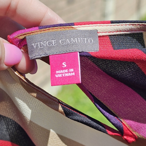 Vince Camuto striped silky blouse - Picture 5 of 6